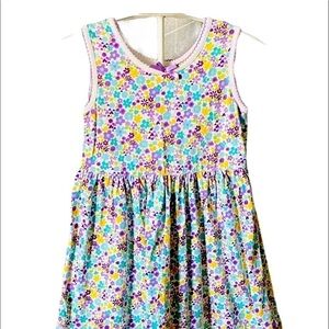 HEALTHTEX-GIRLS FLORAL DRESS